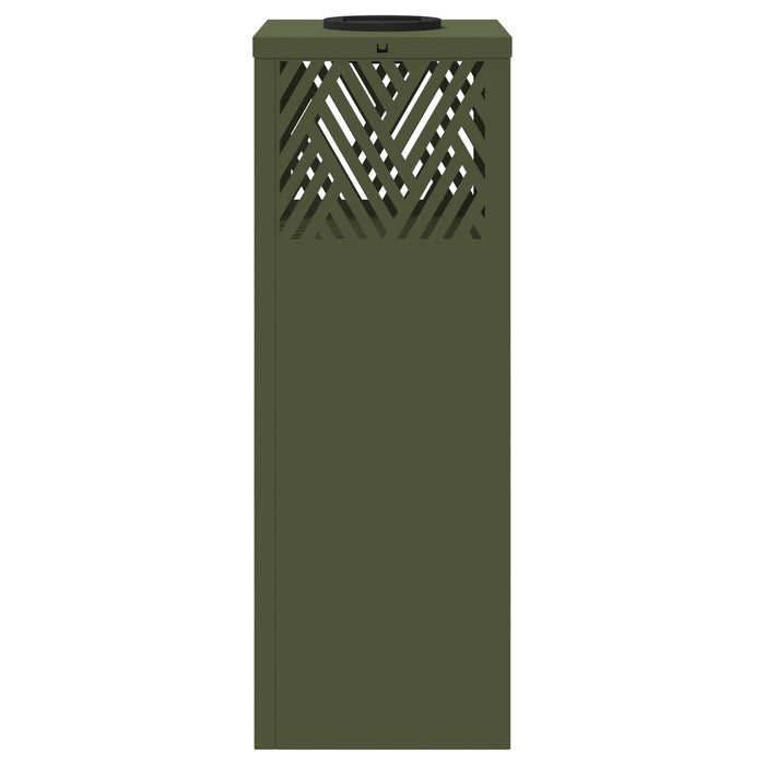 Lumină LED Solară pentru Alei 2 pcs Verde măsliniu - WALTI WALTI
