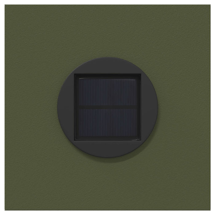 Lumină LED Solară pentru Alei 2 pcs Verde măsliniu - WALTI WALTI