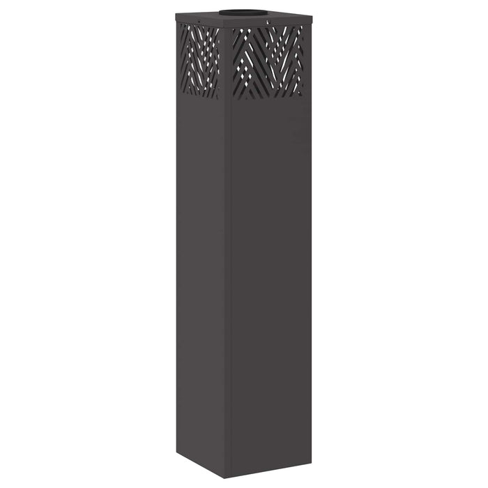 Lumină LED Solară pentru Alei 2 pcs Negru Oțel laminat la rece - WALTI WALTI