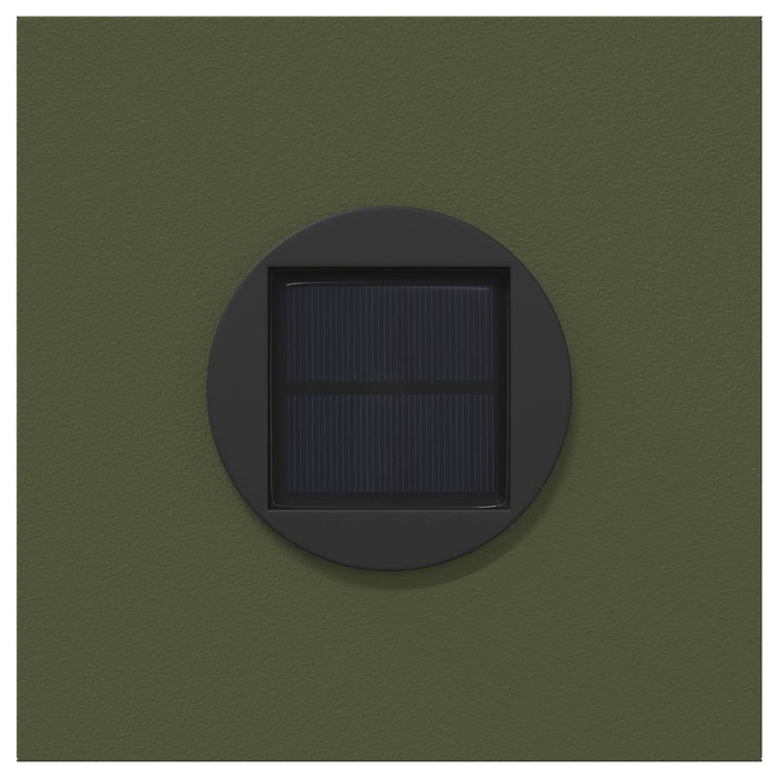 Lumină LED Solară pentru Alei 2 pcs Verde măsliniu - WALTI WALTI