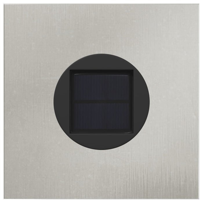 Lumină LED Solară pentru Alei 2 pcs Oţel inoxidabil - WALTI WALTI