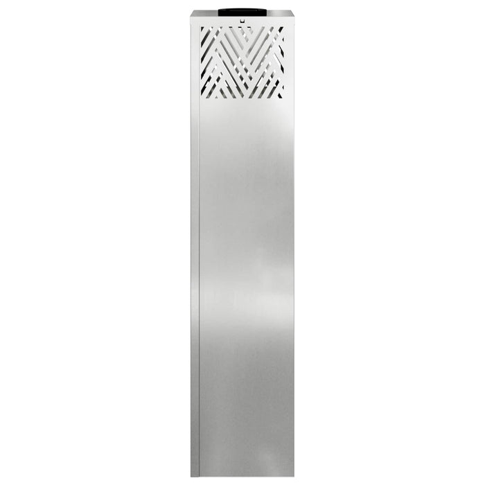 Lumină LED Solară pentru Alei 2 pcs Galvanizat Galvanizat - WALTI WALTI