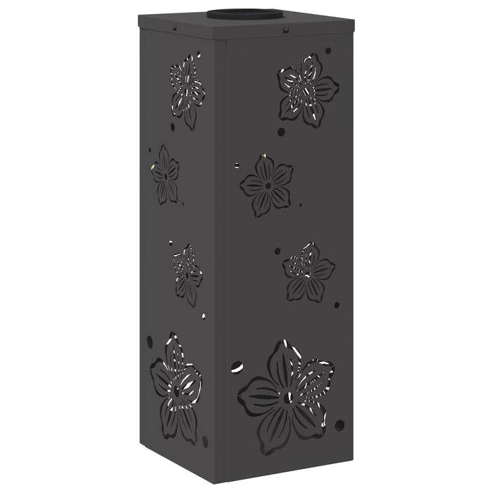 Lumină LED Solară pentru Alei 2 pcs Negru Oțel laminat la rece - WALTI WALTI