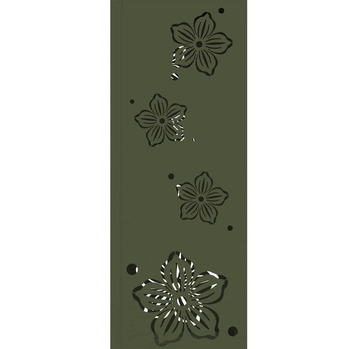 Lumină LED Solară pentru Alei 2 pcs Verde măsliniu - WALTI WALTI
