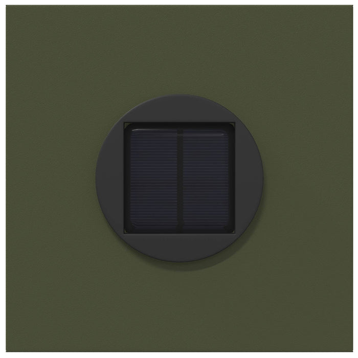 Lumină LED Solară pentru Alei 2 pcs Verde măsliniu - WALTI WALTI