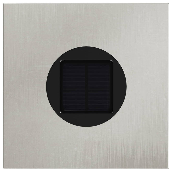 Lumină LED Solară pentru Alei 2 pcs Argintiu Oţel inoxidabil - WALTI WALTI