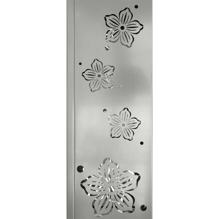 Lumină LED Solară pentru Alei 2 pcs Argintiu Oțel galvanizat - WALTI WALTI