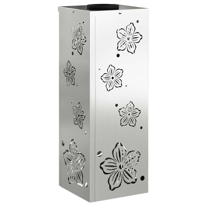Lumină LED Solară pentru Alei 2 pcs Argintiu Oțel galvanizat - WALTI WALTI