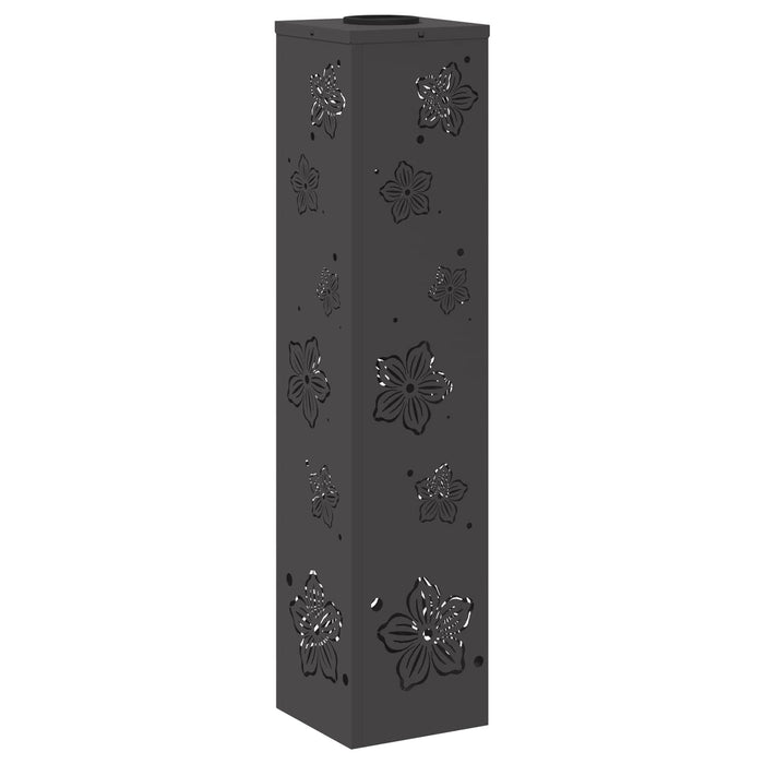 Lumină LED Solară pentru Alei 2 pcs Negru Oțel laminat la rece - WALTI WALTI