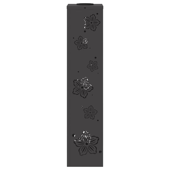 Lumină LED Solară pentru Alei 2 pcs Negru Oțel laminat la rece - WALTI WALTI