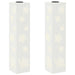 Lumină LED Solară pentru Alei 2 pcs Alb Oțel laminat la rece - WALTI WALTI