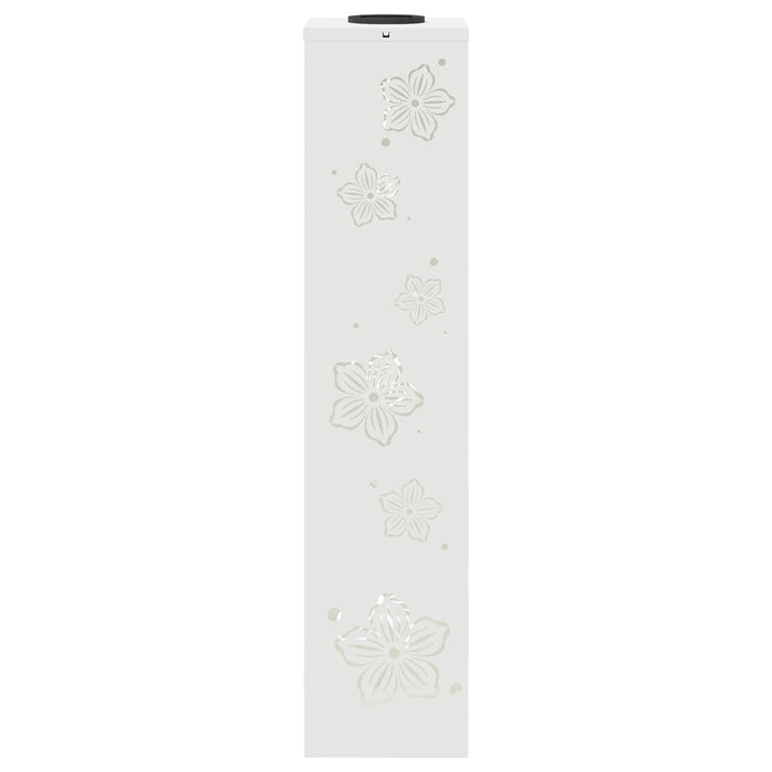 Lumină LED Solară pentru Alei 2 pcs Alb Oțel laminat la rece - WALTI WALTI