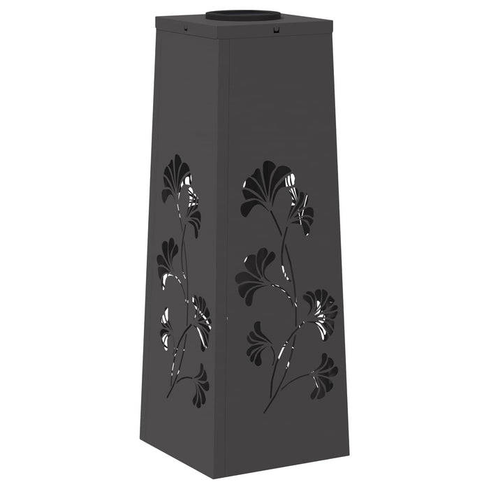 Lumină LED Solară pentru Alei 2 pcs Negru Oțel laminat la rece - WALTI WALTI