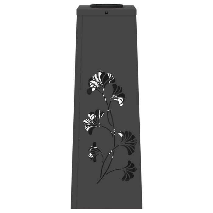 Lumină LED Solară pentru Alei 2 pcs Negru Oțel laminat la rece - WALTI WALTI