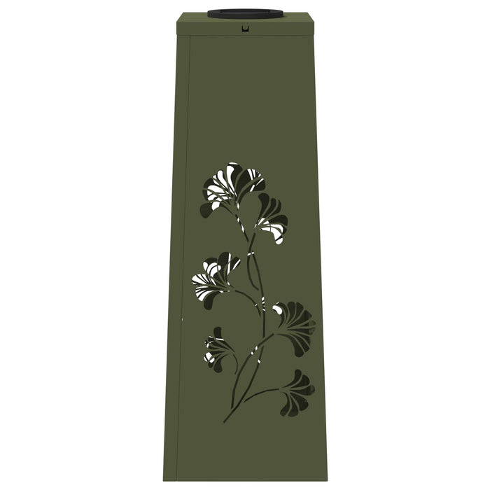 Lumină LED Solară pentru Alei 2 pcs Verde măsliniu - WALTI WALTI