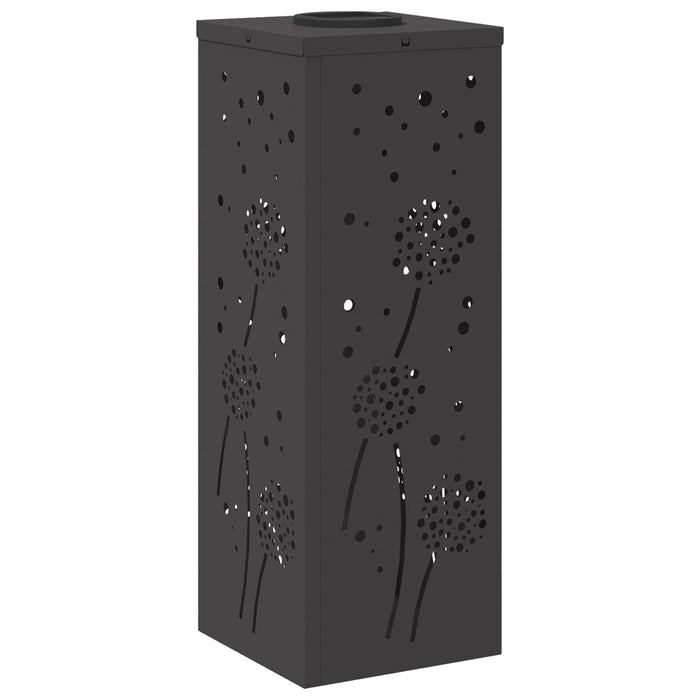 Lumină LED Solară pentru Alei 2 pcs Negru Oțel laminat la rece - WALTI WALTI
