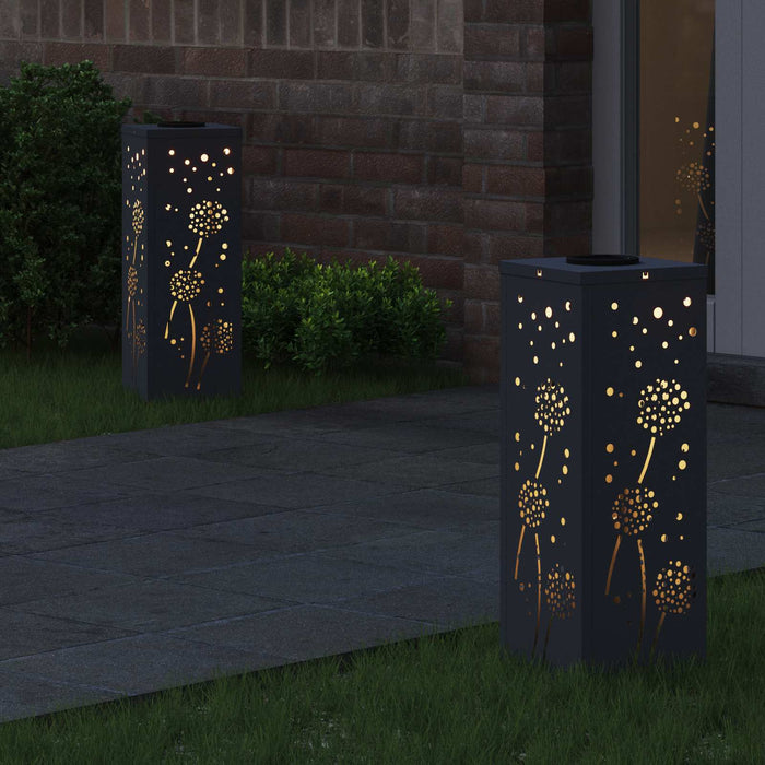 Lumină LED Solară pentru Alei 2 pcs Antracit - WALTI WALTI