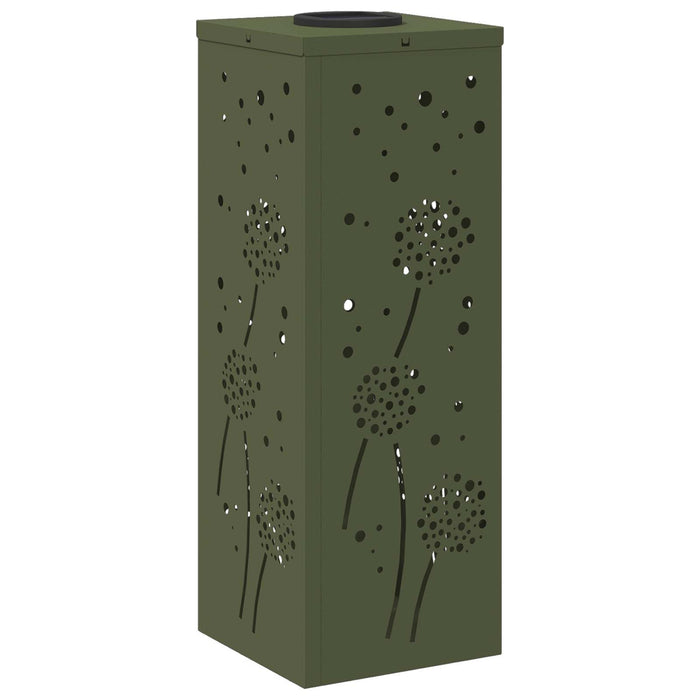 Lumină LED Solară pentru Alei 2 pcs Verde măsliniu - WALTI WALTI