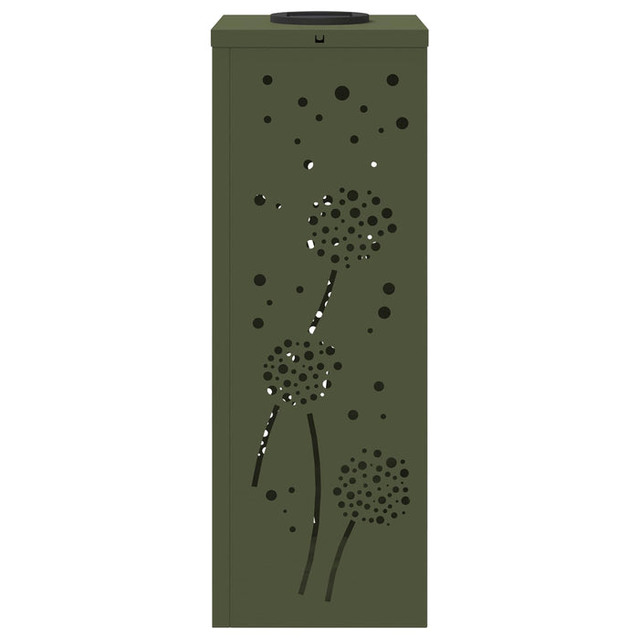 Lumină LED Solară pentru Alei 2 pcs Verde măsliniu - WALTI WALTI