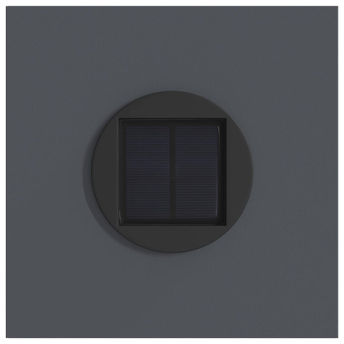 Lumină LED Solară pentru Alei 2 pcs Antracit - WALTI WALTI