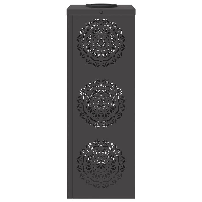 Lumină LED Solară pentru Alei 2 pcs Negru Oțel laminat la rece - WALTI WALTI
