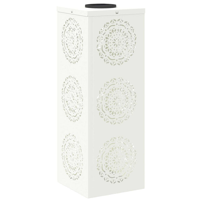 Lumină LED Solară pentru Alei 2 pcs Alb Oțel laminat la rece - WALTI WALTI