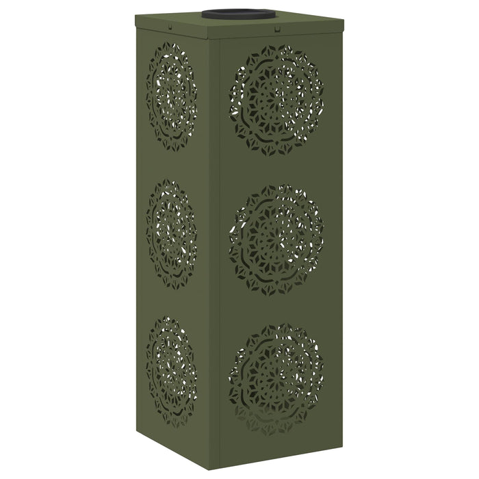 Lumină LED Solară pentru Alei 2 pcs Verde măsliniu - WALTI WALTI