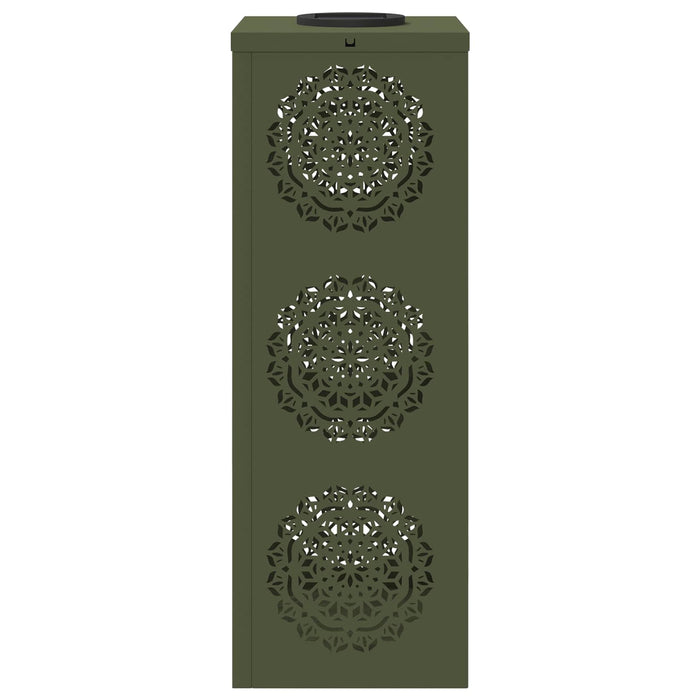 Lumină LED Solară pentru Alei 2 pcs Verde măsliniu - WALTI WALTI