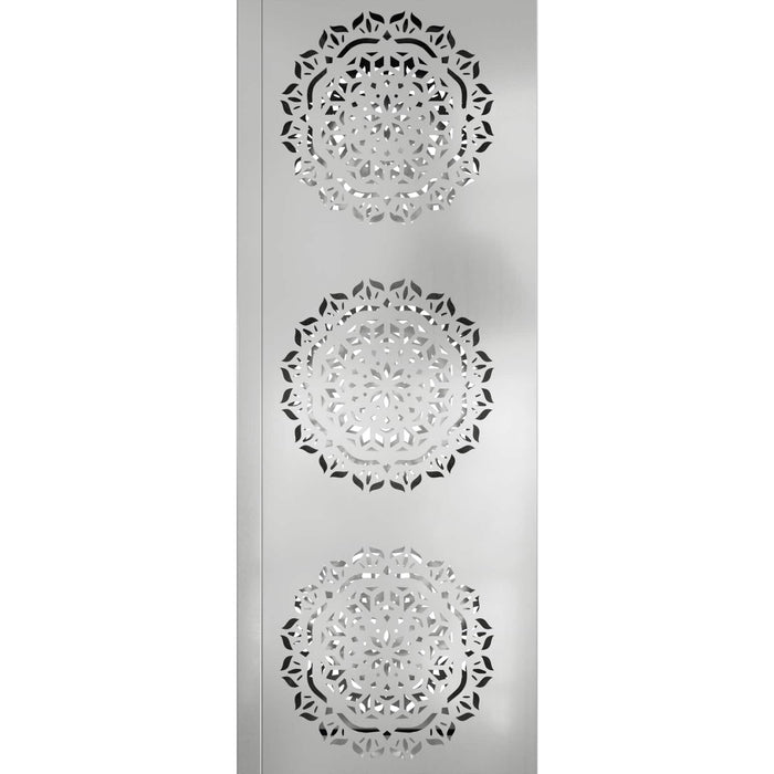 Lumină LED Solară pentru Alei 2 pcs Argintiu Oțel galvanizat - WALTI WALTI