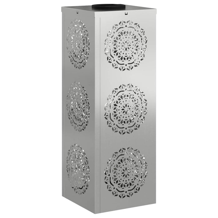 Lumină LED Solară pentru Alei 2 pcs Argintiu Oțel galvanizat - WALTI WALTI