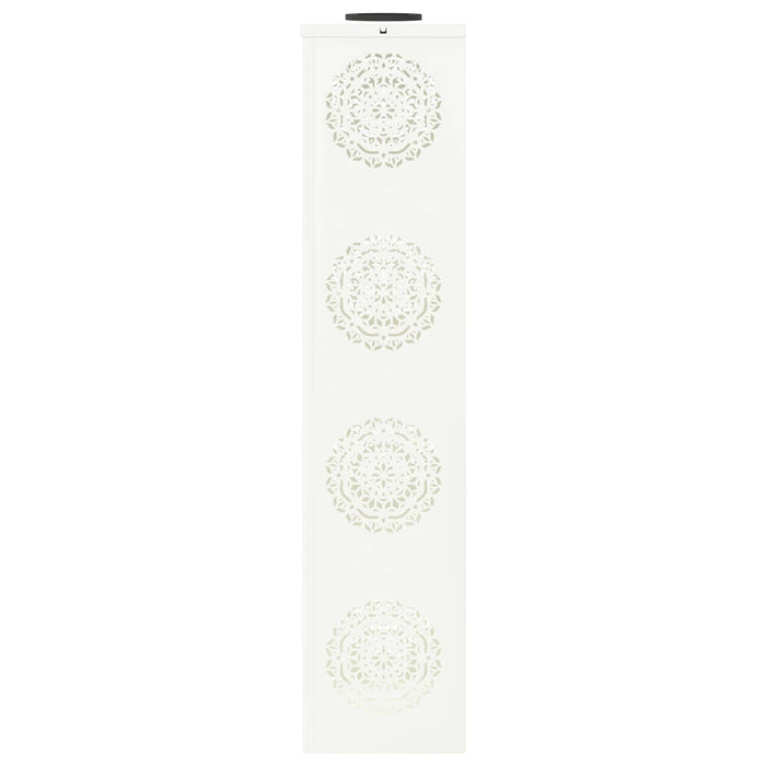Lumină LED Solară pentru Alei 2 pcs Alb Oțel laminat la rece - WALTI WALTI