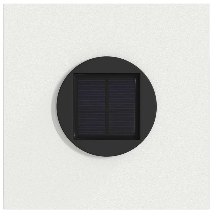 Lumină LED Solară pentru Alei 2 pcs Alb Oțel laminat la rece - WALTI WALTI