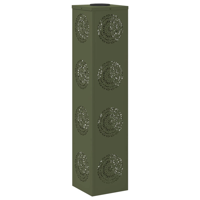 Lumină LED Solară pentru Alei 2 pcs Verde măsliniu - WALTI WALTI