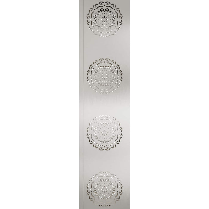 Lumină LED Solară pentru Alei 2 pcs Argintiu Oţel inoxidabil - WALTI WALTI