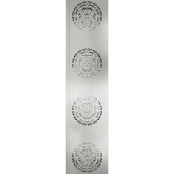 Lumină LED Solară pentru Alei 2 pcs Argintiu Oțel galvanizat - WALTI WALTI