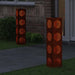 Lumină LED Solară pentru Alei 2 pcs Ruginit - WALTI WALTI