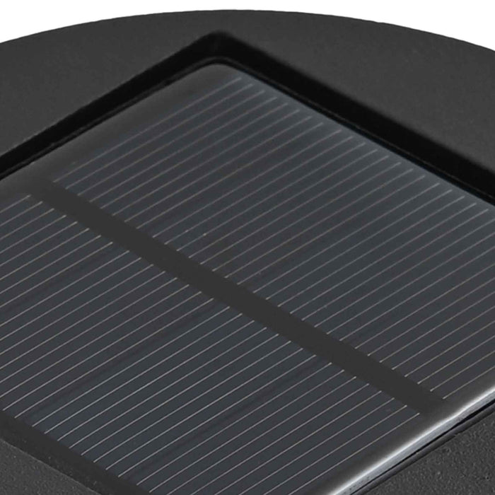 Lumină LED Solară pentru Alei 2 pcs Alb Oțel laminat la rece - WALTI WALTI