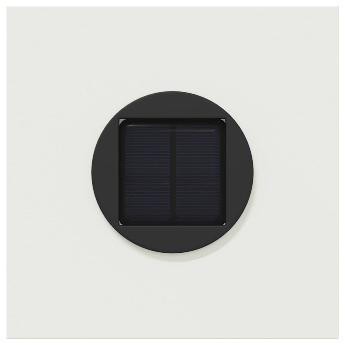Lumină LED Solară pentru Alei 2 pcs Alb Oțel laminat la rece - WALTI WALTI