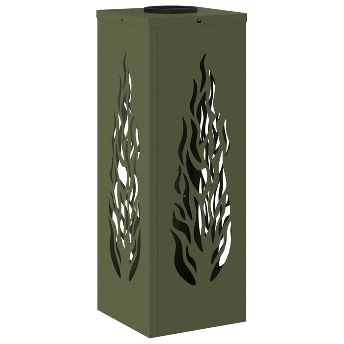 Lumină LED Solară pentru Alei 2 pcs Verde măsliniu - WALTI WALTI