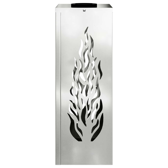 Lumină LED Solară pentru Alei 2 pcs Argintiu Oțel galvanizat - WALTI WALTI