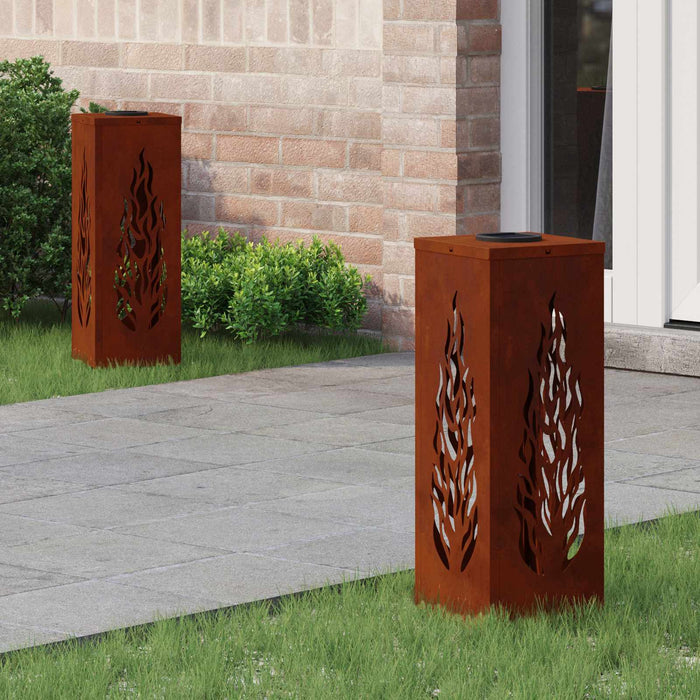 Lumină LED Solară pentru Alei cu lumini cu baterie 2 pcs Bronz - WALTI WALTI