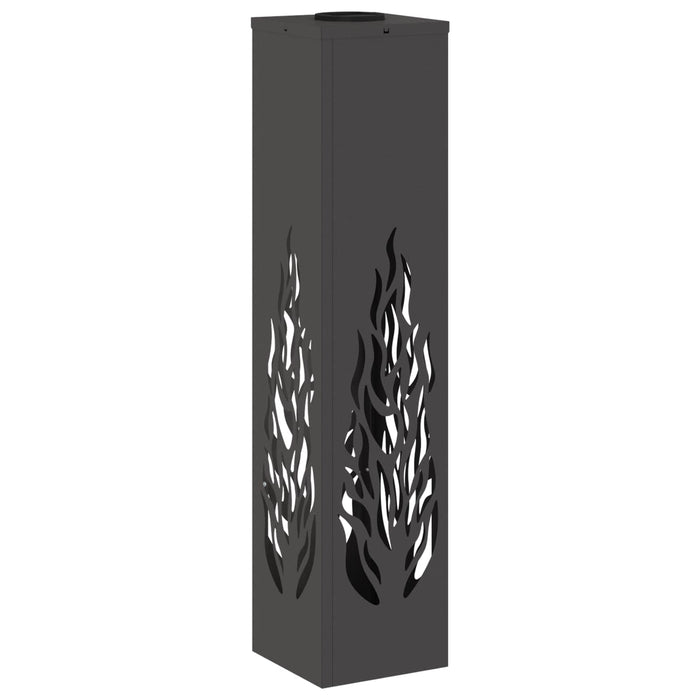 Lumină LED Solară pentru Alei 2 pcs Negru Oțel laminat la rece - WALTI WALTI