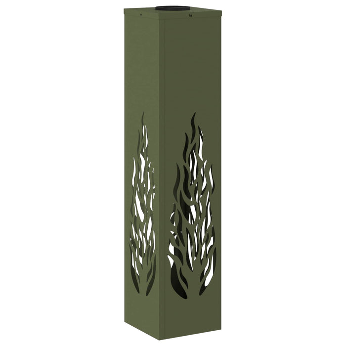 Lumină LED Solară pentru Alei 2 pcs Verde măsliniu - WALTI WALTI