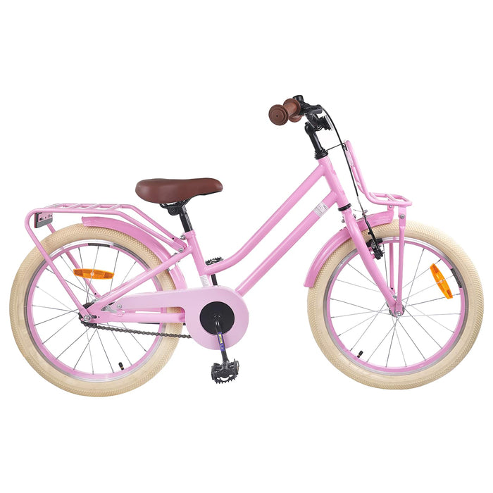 Bicicletă pentru Copii 18 Inci pentru 5-7 ani Roz deschis - WALTI WALTI