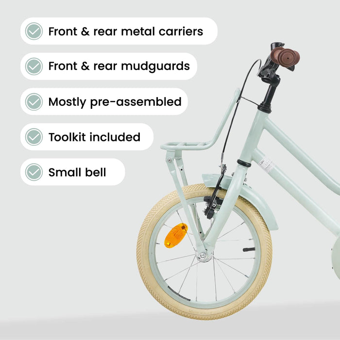 Bicicletă pentru Copii 12 Inci pentru 2-4 ani Verde deschis WALTI