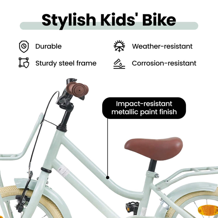 Bicicletă pentru Copii 16 Inci pentru 4-6 ani Verde deschis WALTI