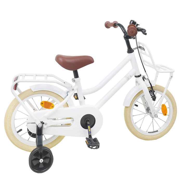 Bicicletă pentru Copii 12 Inci pentru 2-4 ani Alb WALTI