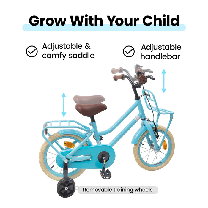 Bicicletă pentru Copii 12 Inci pentru 2-4 ani Albastru deschis WALTI
