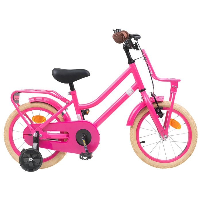Bicicletă pentru Copii 16 Inci pentru 4-6 ani Roz închis WALTI