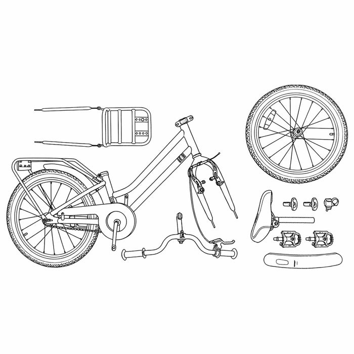 Bicicletă pentru Copii 20 Inci pentru 6-11 ani Roz închis - WALTI WALTI
